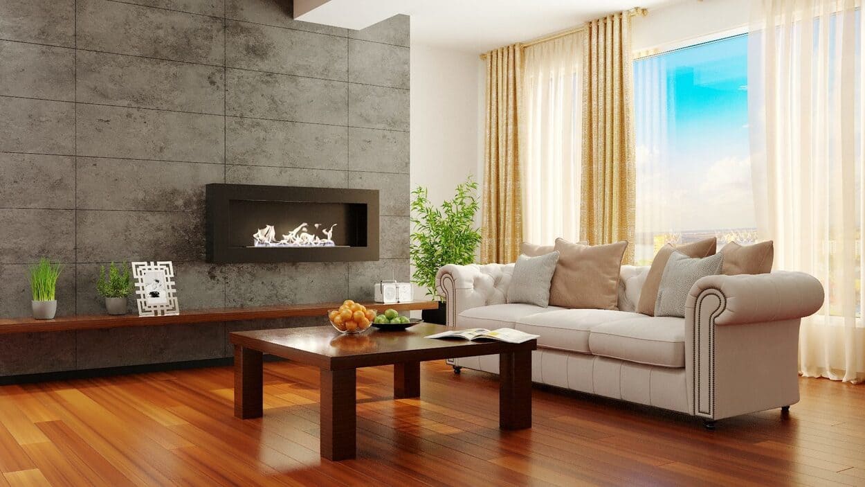 Биокамин "Русский огонь" Лофт 1200N настенный с декоративным стеклом (стемалитом) по цене 38 650 руб.