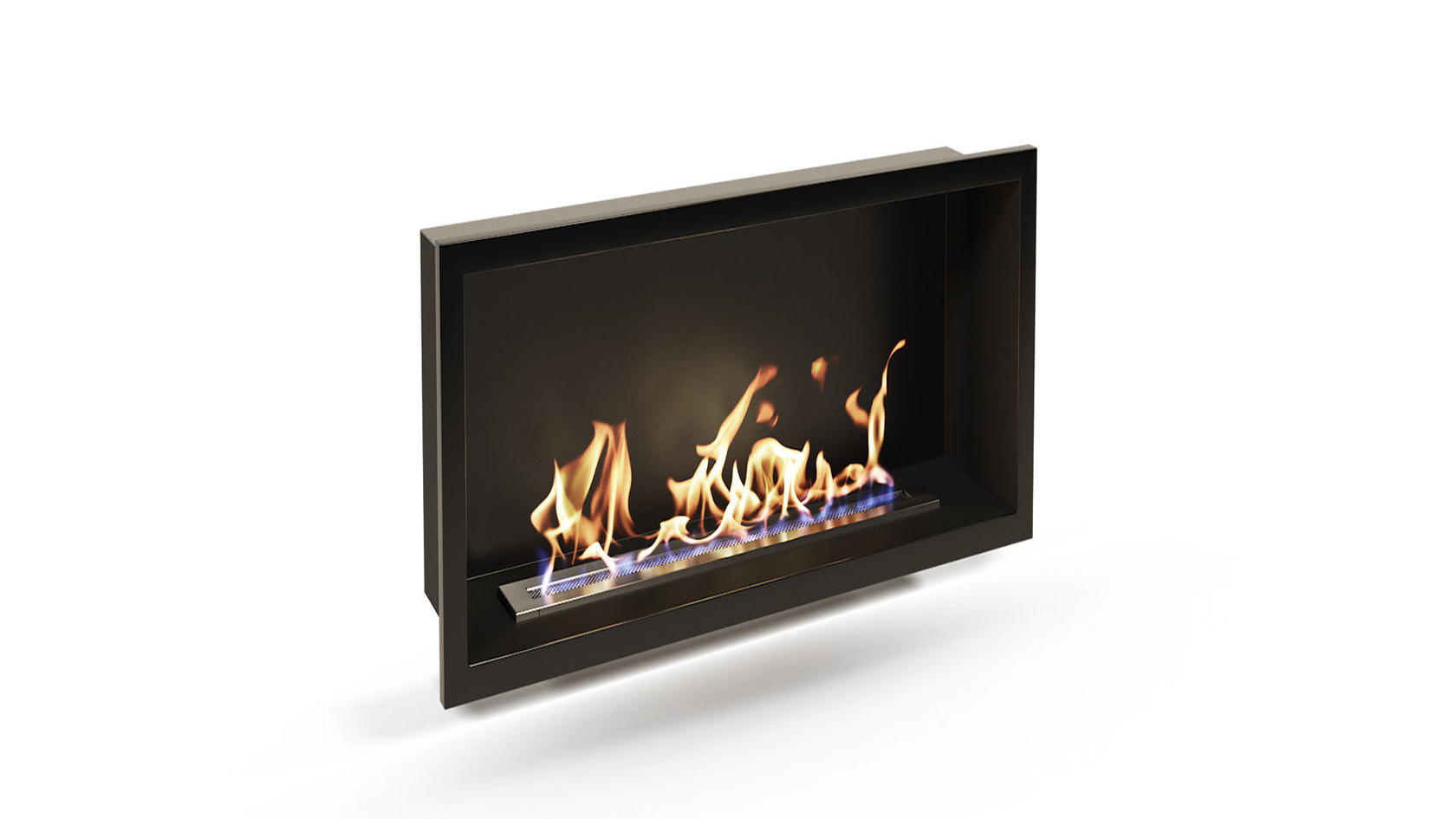 Биокамин "Русский огонь" Гефест 660 встраиваемый с декоративным стеклом (стемалитом) по цене 25 500 руб.