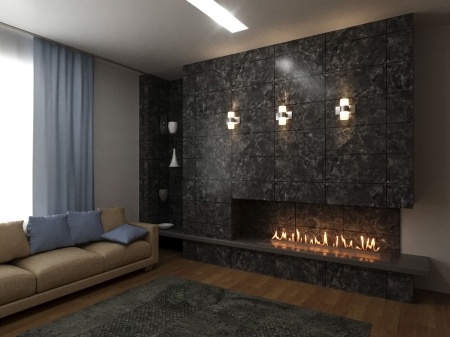 Автоматический биокамин Lux Fire Smart Flame 1600 Black по цене 