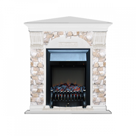 Арочный Арбат угловой (белый)+Fobos Black