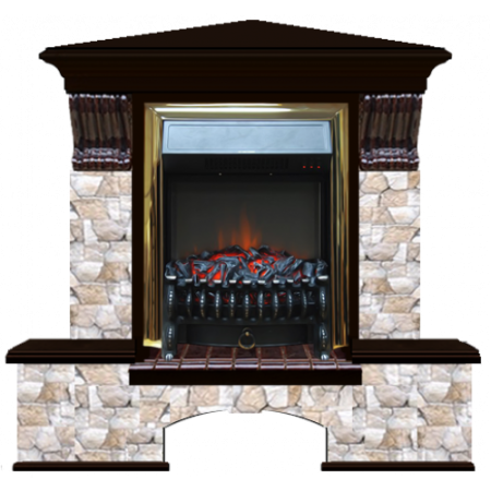 Бостон К Арбат угловой (венге)+Fobos Brass Бостон К Арбат угловой (венге)+Fobos Brass