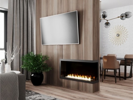 Биокамин "Русский огонь" Честер 1000 угловой правый по цене 31 800 руб.