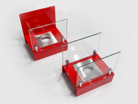 Настольный биокамин Lux Fire "Арлекино" S Красный по цене 8 833 руб.