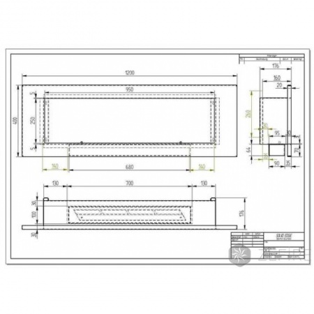 Биокамин ZeFire Elliot 1200 по цене 36 500 руб.