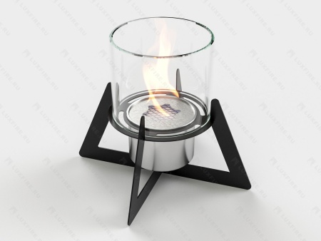 Настольный биокамин Lux Fire "Альфа" (черный) по цене 9 922 руб.